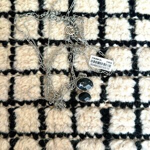 New Layered Samantha Wills black and silver necklace